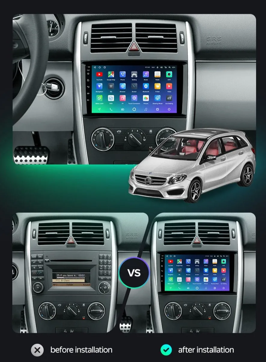 Car Dealz Premium Advanced 4G Data Model 10.2" Android 12.0 For Mercedes Benz B Class T245 2005 - 2011