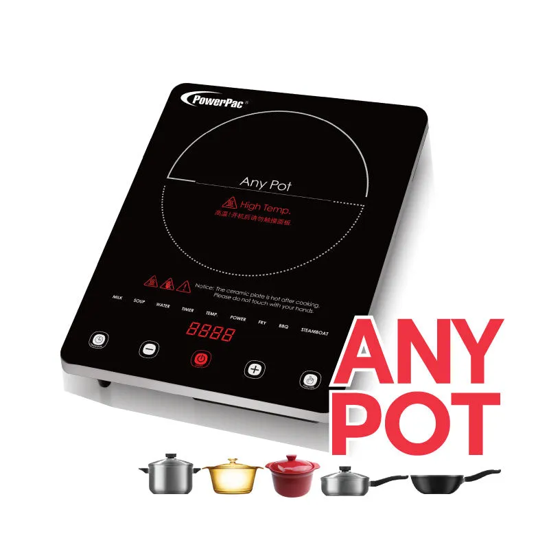 Ceramic Cooker Steamboat (Any Pot), BBQ Grill 2000 Watts (PPIC880 BBQ Plate)