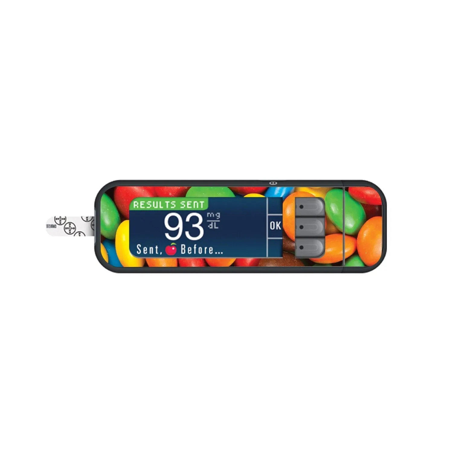 Chocolate Candies Sticker for Bayer Contour Next Glucometer