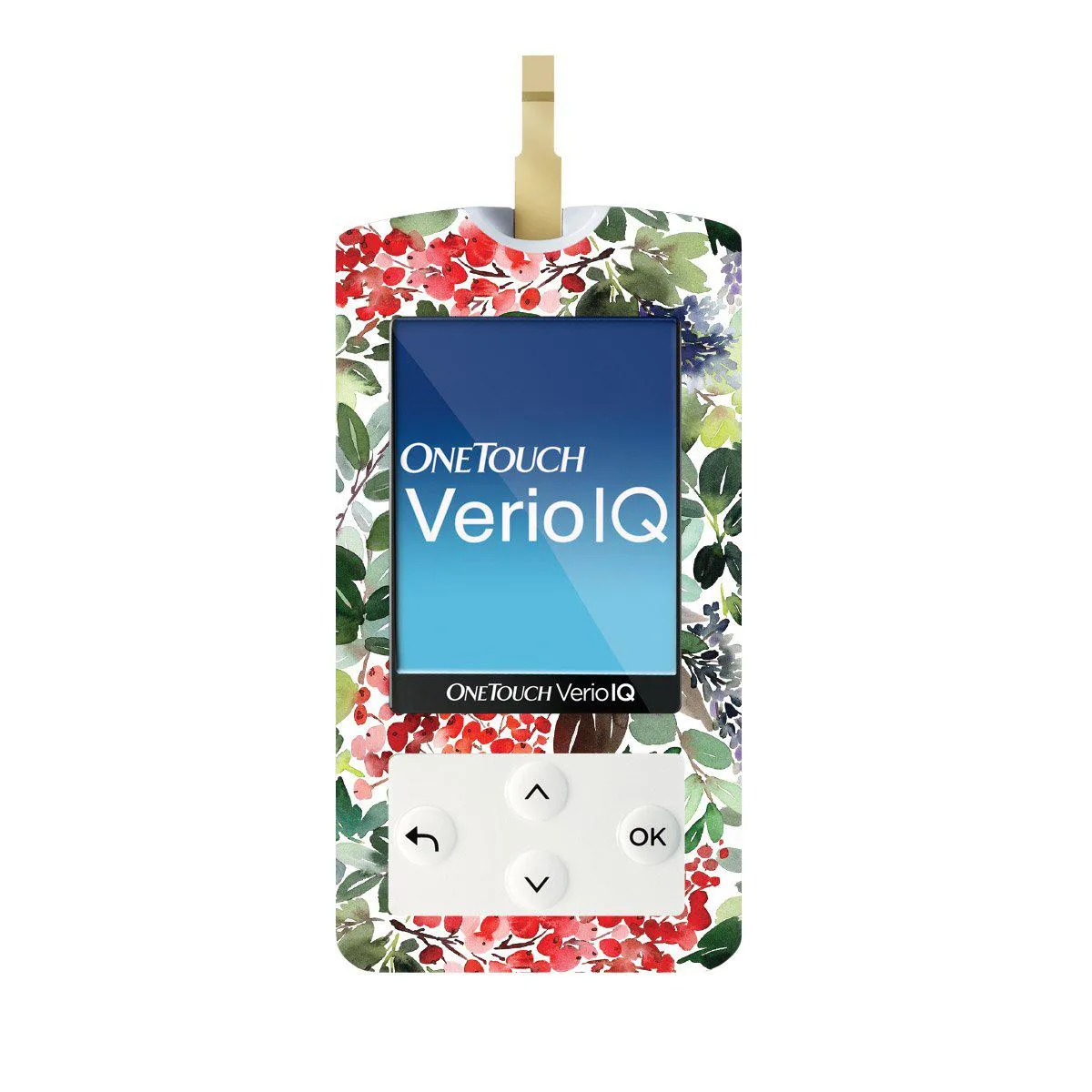 Christmas Berries for OneTouch Verio IQ Glucometer