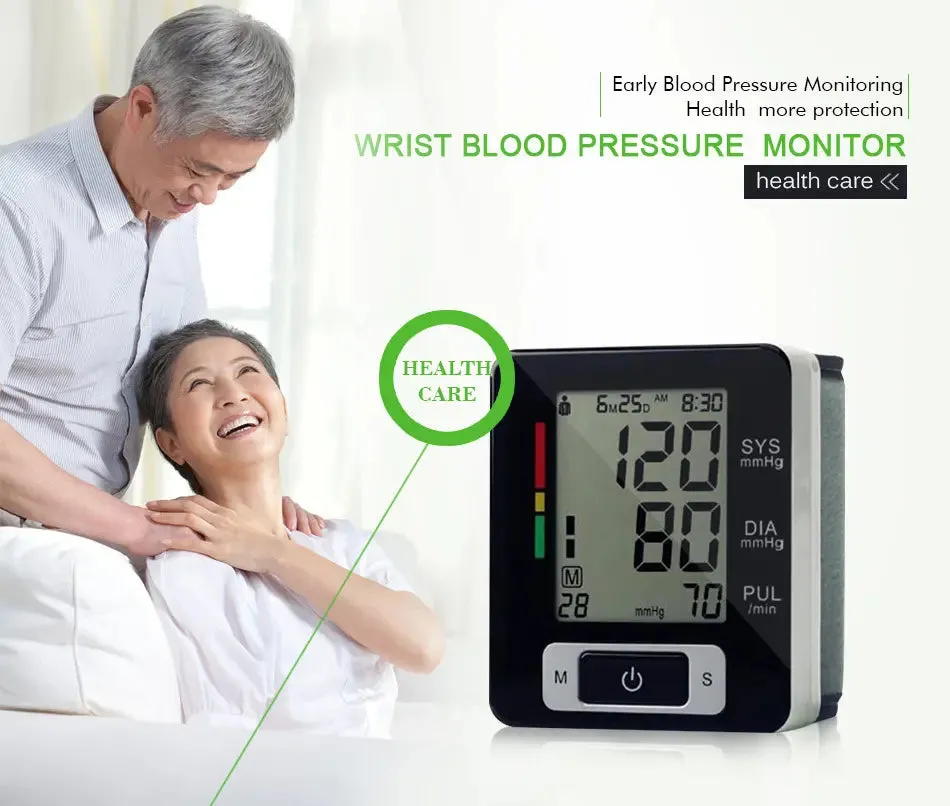 Cuff Wrist Sphygmomanometer Blood Presure Monitor-Blood Pressure Monitor