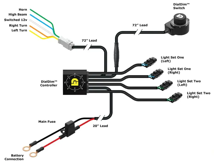 Denail DialDim Lighting Controller - Universal Fit