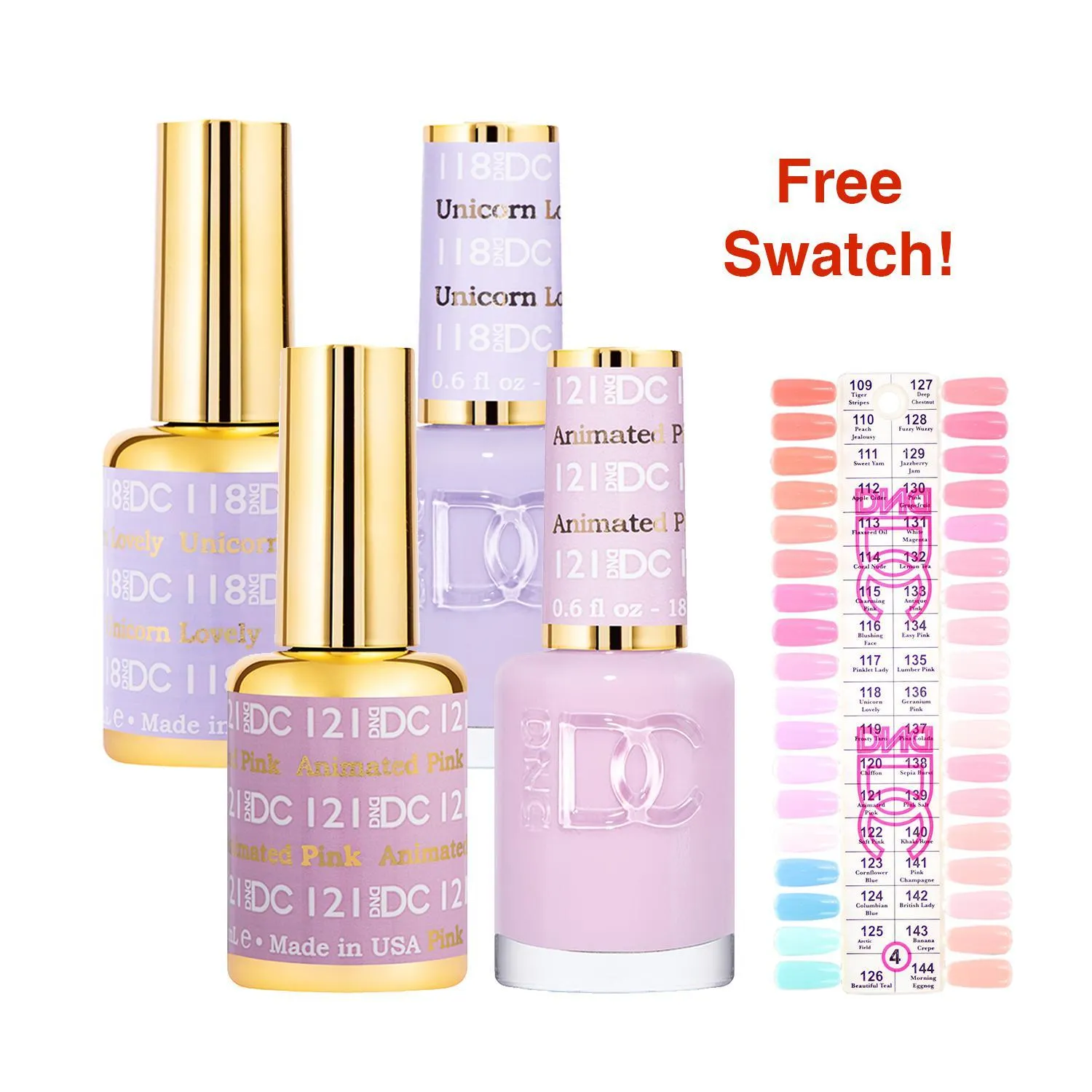 DND - Gel Starter Set - DC 36 Set Swatch #4