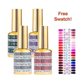 DND - Gel Starter Set - DC 36 Set Swatch #7 (Mermaid Collection)