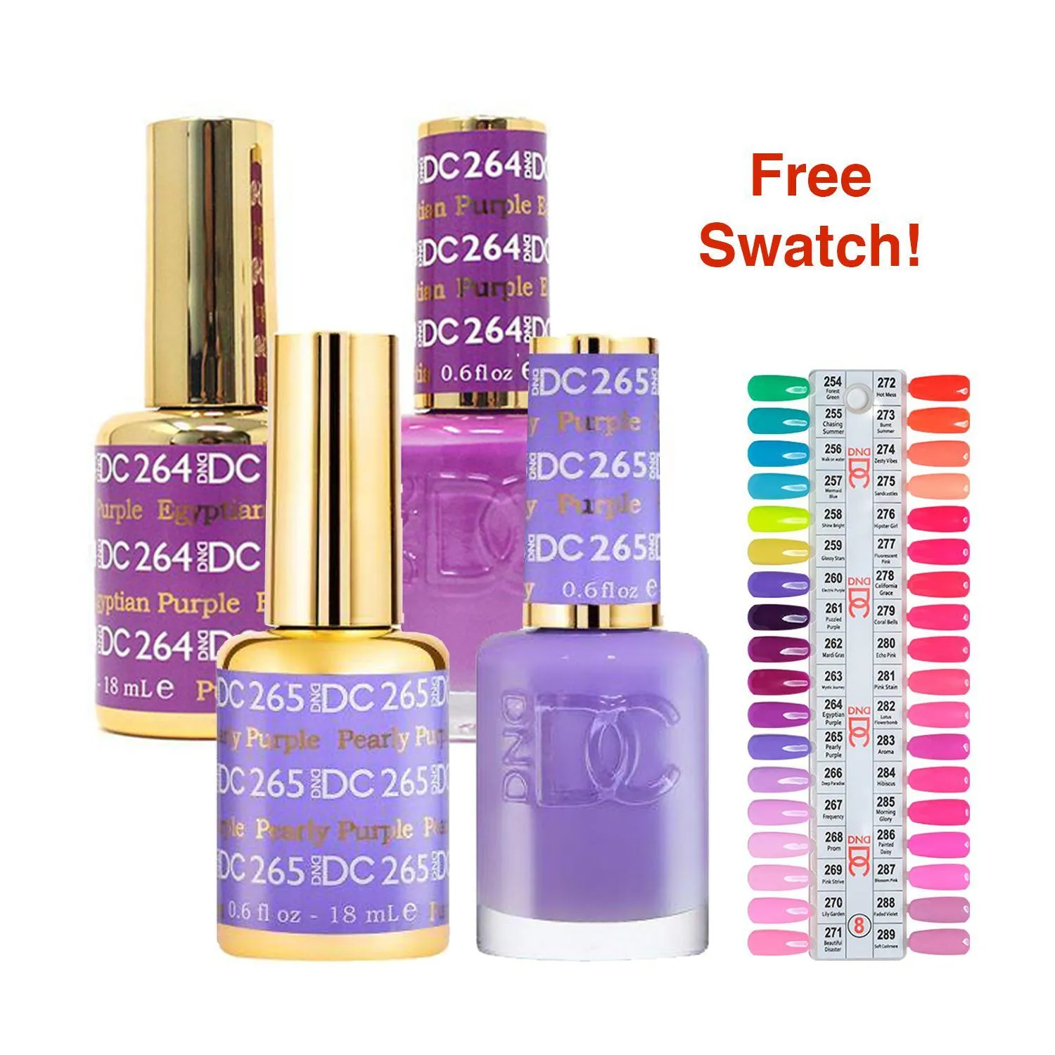 DND - Gel Starter Set - DC 36 Set Swatch #8 (Summer 2021 Collection)