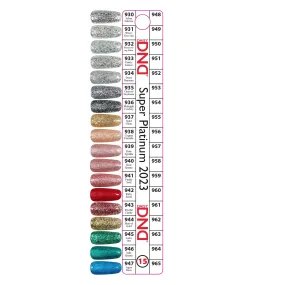 DND - Gel Starter Set - DND 18 Set Swatch (Super Platinum Collection)