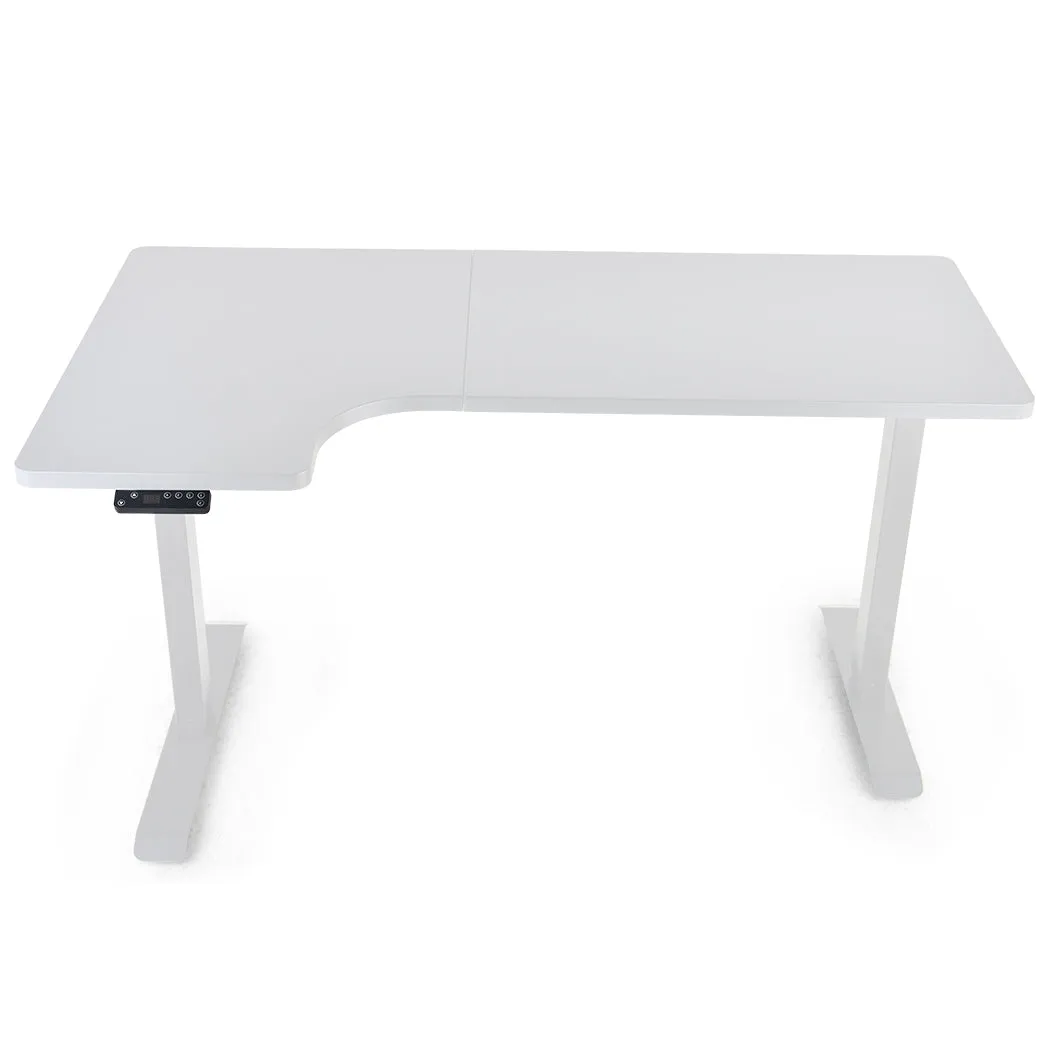 Dual Motor L-Shape Standing Desk, 1450W, 80kg Load – FORTIA