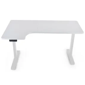 Dual Motor L-Shape Standing Desk, 1450W, 80kg Load – FORTIA