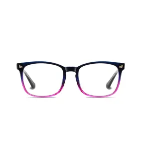 DUCO Blue Light Computer Gaming Glasses Eyeglasses Square Frame 5201S