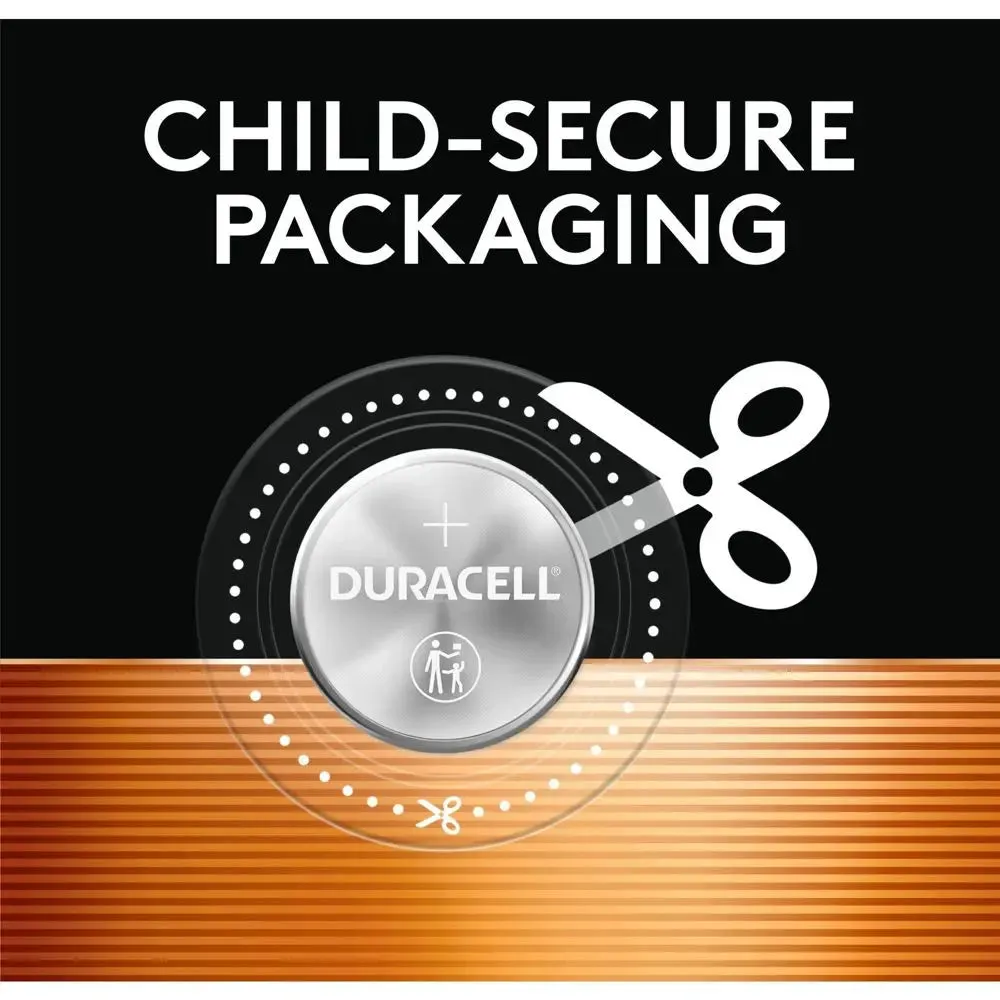 Duracell 2032 Lithium Coin Battery - 2pk Specialty Battery w/ Bitterant Technology