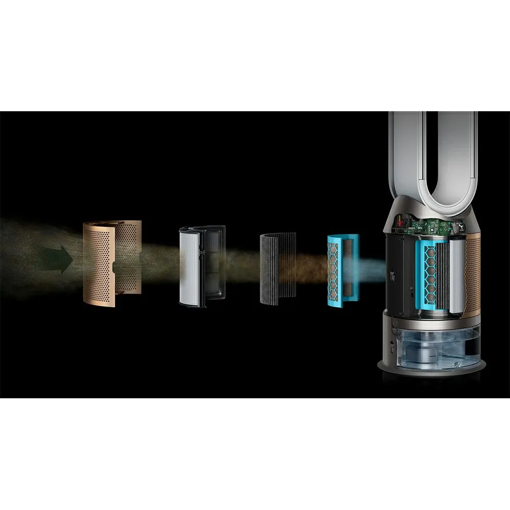 Dyson 90 Degree Oscillation 3 IN 1 Air Purifier - Nickel & Gold | PH04