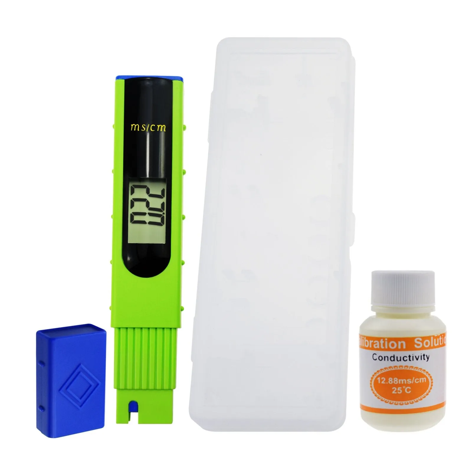 ECM-227 Digital LCD EC Conductivity Meter Tester 0~19.99ms/cm Pen Type with Backlight, Hydroponics, Aquaculture