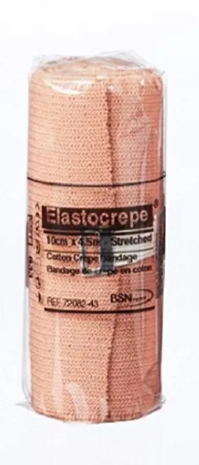 Elastocrepe Cotton Crepe Support BP Bandage 10cm x 4.5m x 12