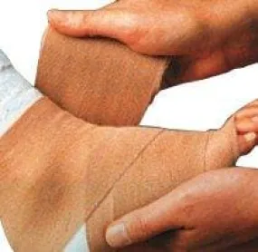 Elastocrepe Cotton Crepe Support BP Bandage 5cm x 4.5m x 12