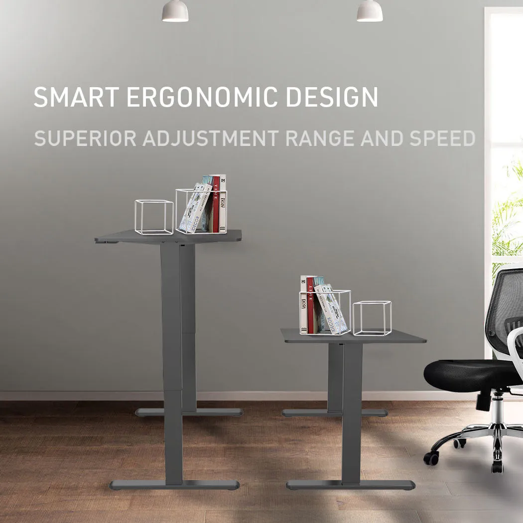 Electric Adjustable 140x60cm Sit-Stand Desk, 70kg Load - Fortia