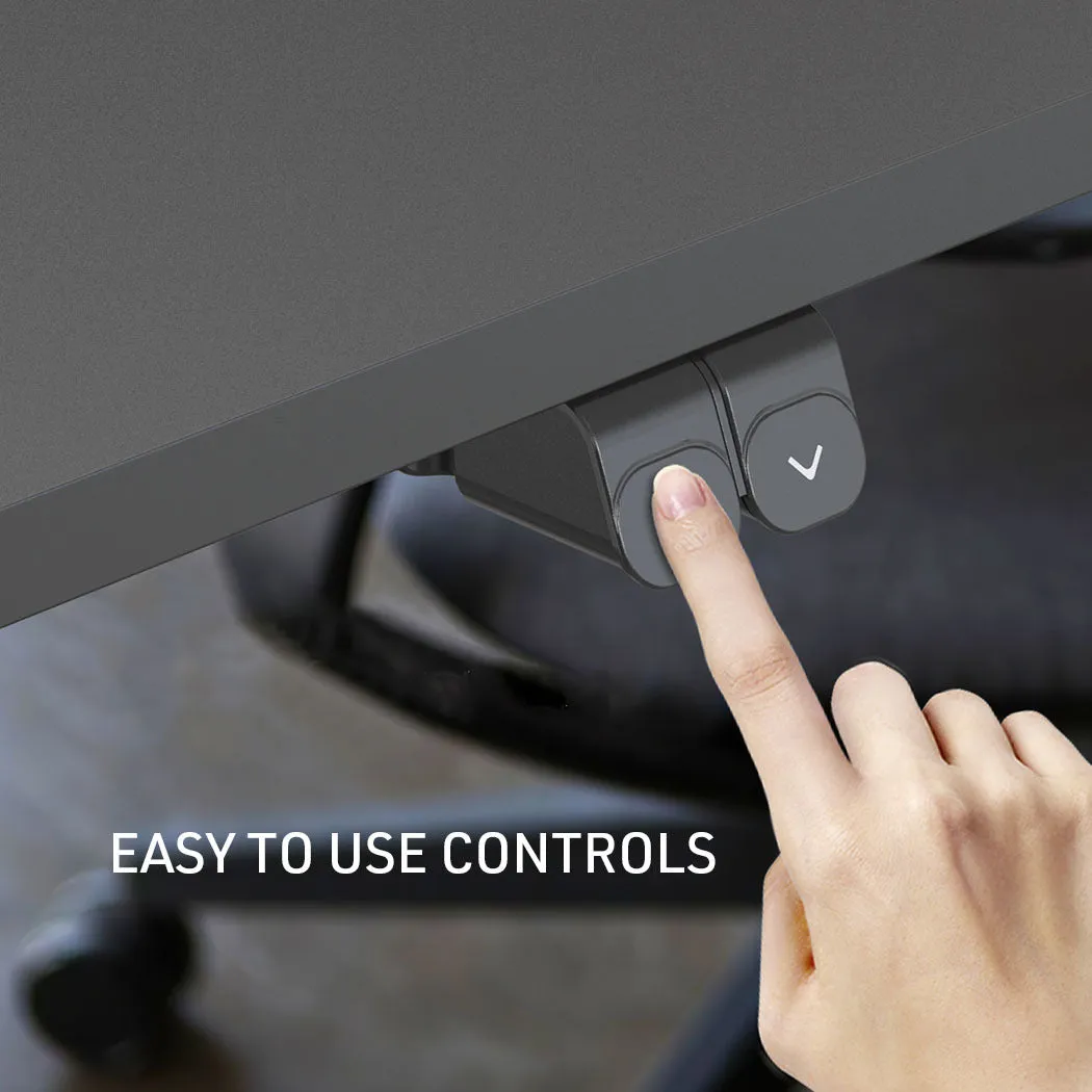 Electric Adjustable 140x60cm Sit-Stand Desk, 70kg Load - Fortia