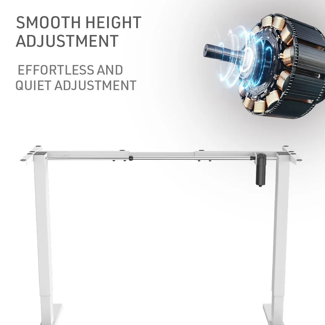 Electric Adjustable Sit-Stand Desk, 140x60cm, 70kg Load, Fortia