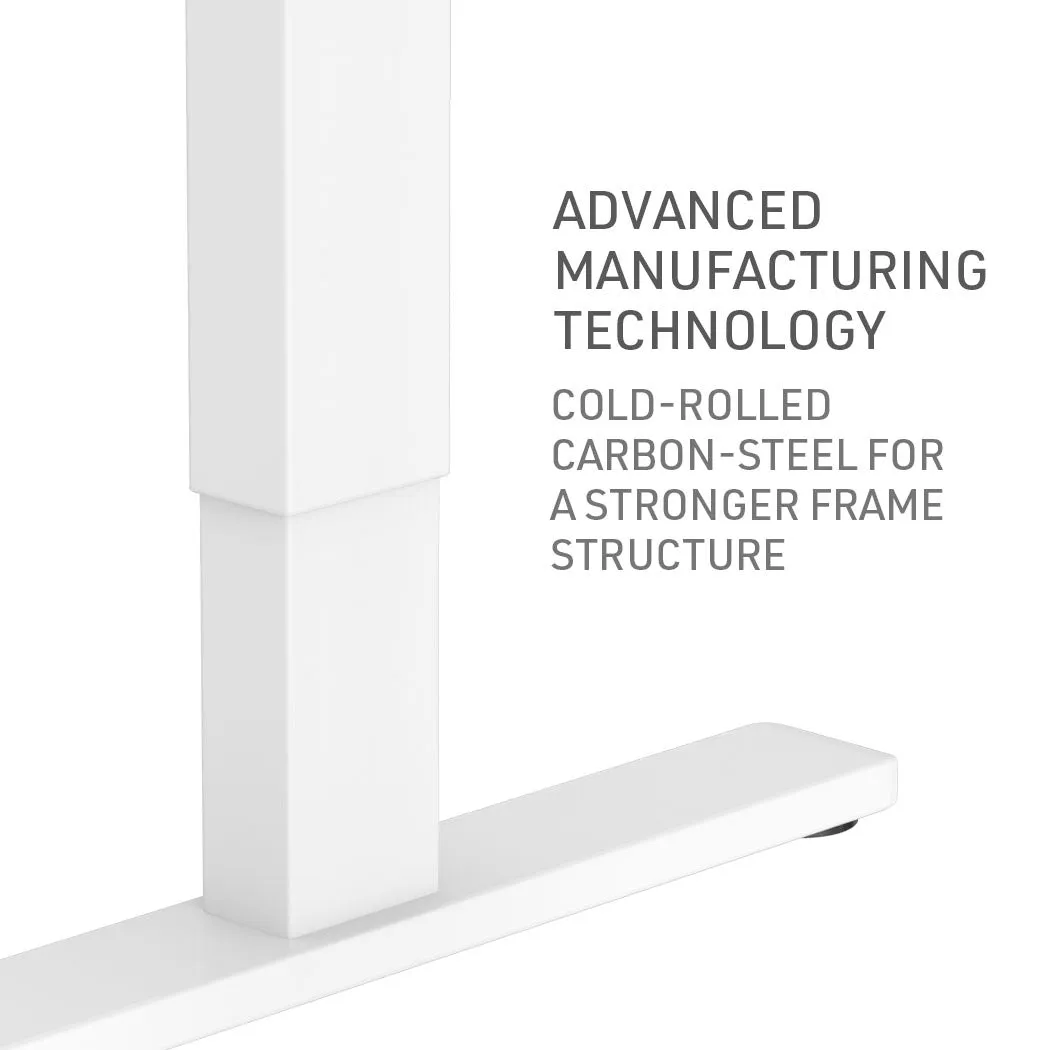 Electric Adjustable Sit-Stand Desk, 140x60cm, 70kg Load, Fortia
