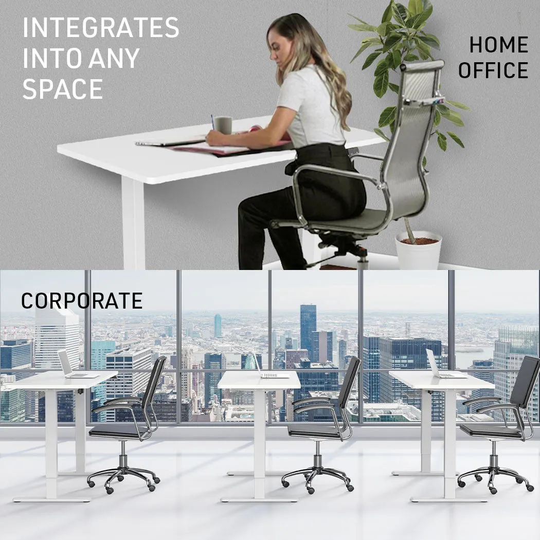 Electric Adjustable Sit-Stand Desk, 140x60cm, 70kg Load, Fortia