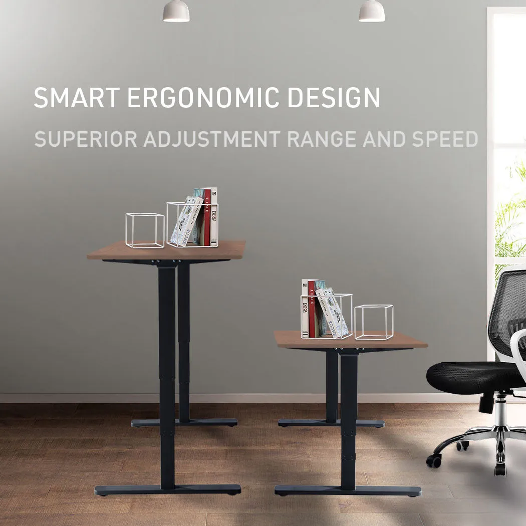 Electric Height Adjustable 140x60cm Standing Desk, 70kg Load, Fortia