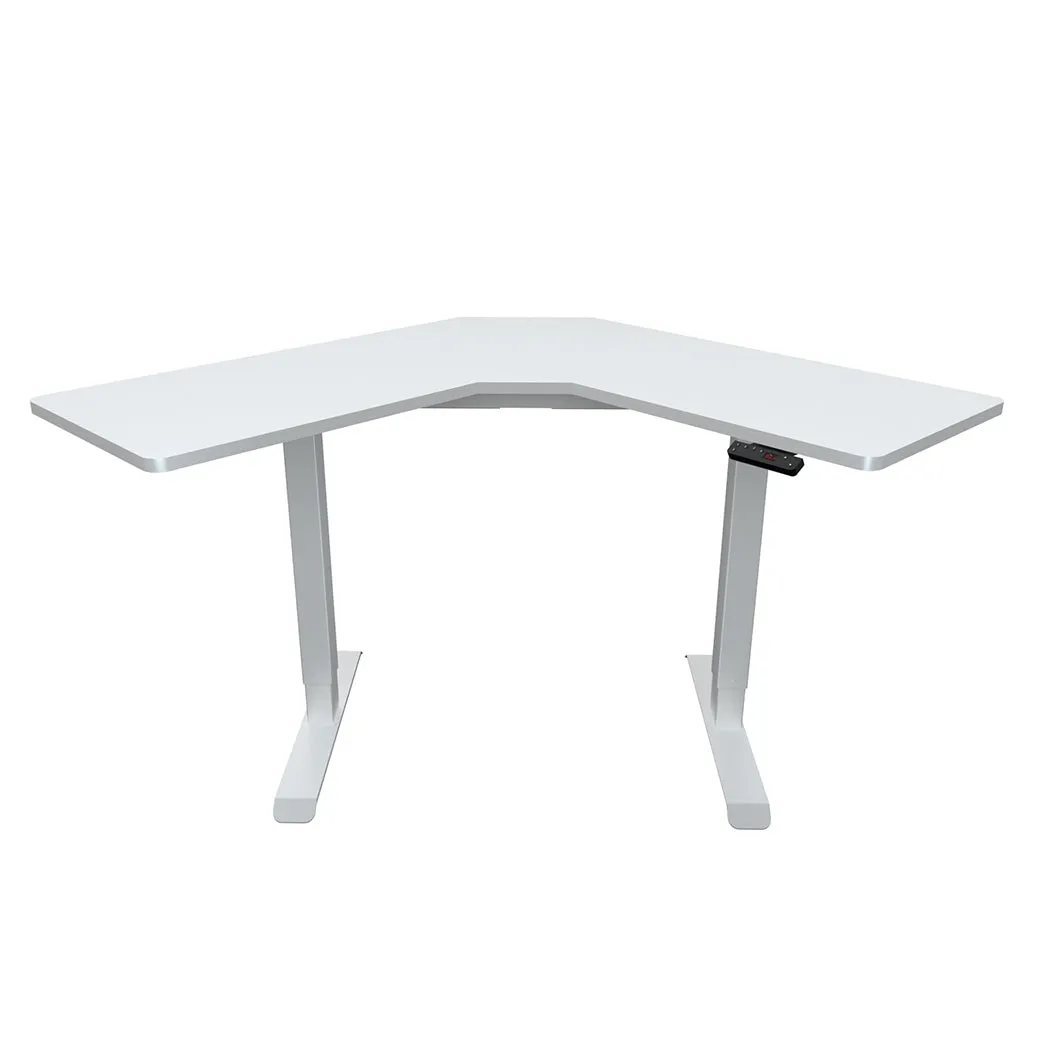 Electric Sit Stand Corner Desk, Dual Motor, 80kg Load - FORTIA