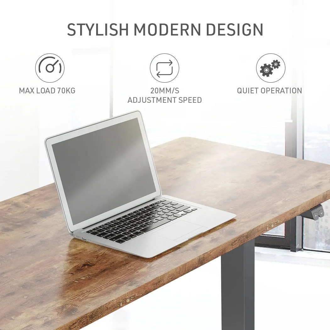 Electric Sit-Stand Desk, 140x60cm, 72-118cm Height, 70kg Load - Fortia