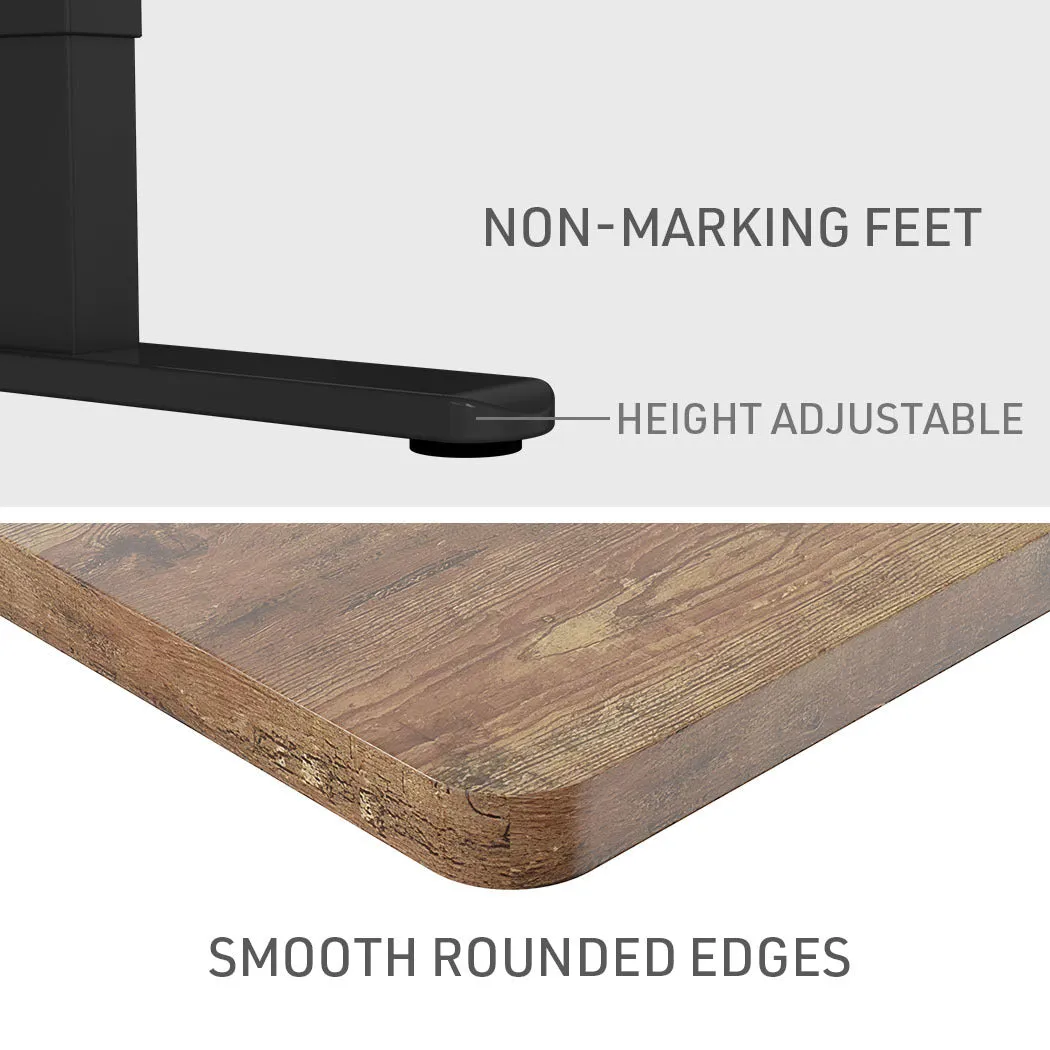 Electric Sit-Stand Desk, 140x60cm, 72-118cm Height, 70kg Load - Fortia