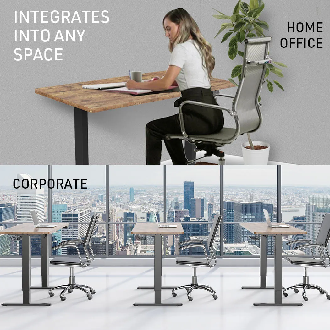 Electric Sit-Stand Desk, 140x60cm, 72-118cm Height, 70kg Load - Fortia