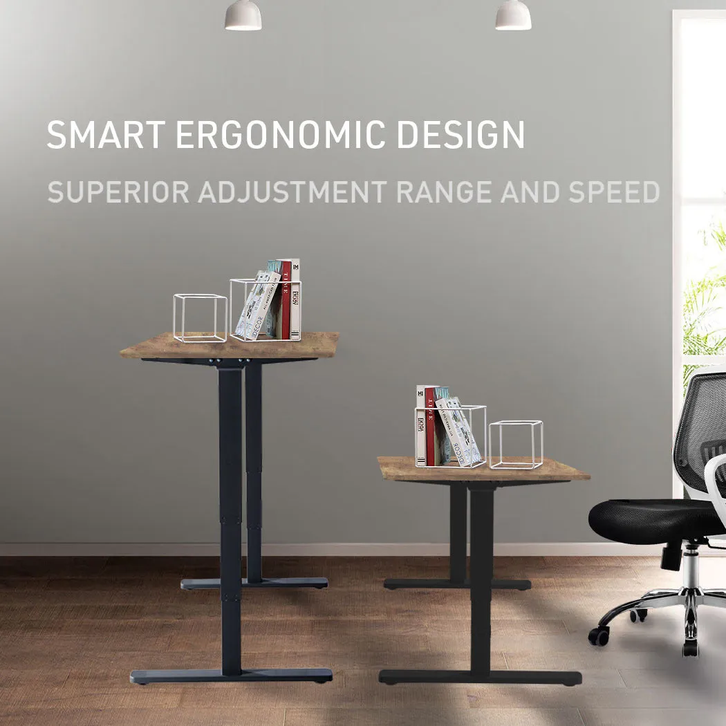 Electric Sit-Stand Desk, 140x60cm, 72-118cm Height, 70kg Load - Fortia