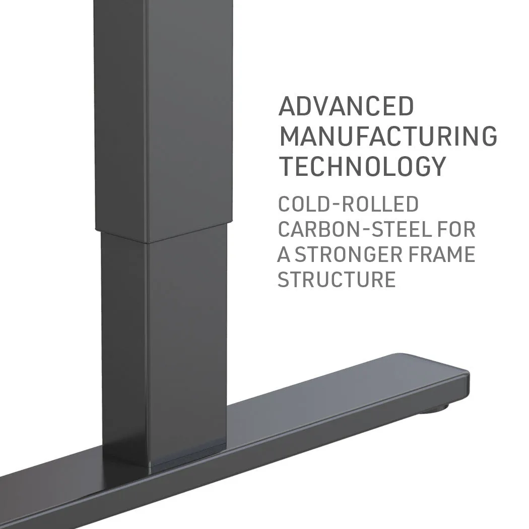 Electric Sit-Stand Desk, 140x60cm, 72-118cm Height, 70kg Load - Fortia