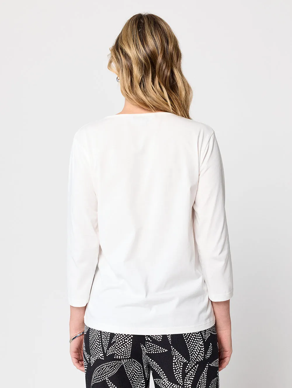 Elke Elbow Sleeve Top