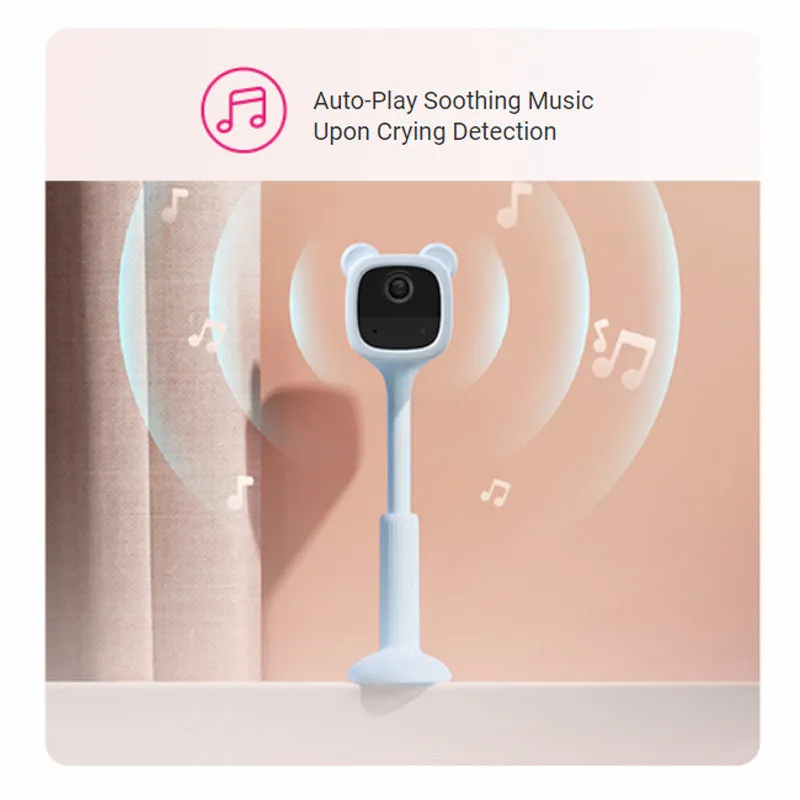 EZVIZ BM1 1080P Battery-Powered Video Baby Monitor | Wire-Free, Crying Detection, Baby Activity Detection
