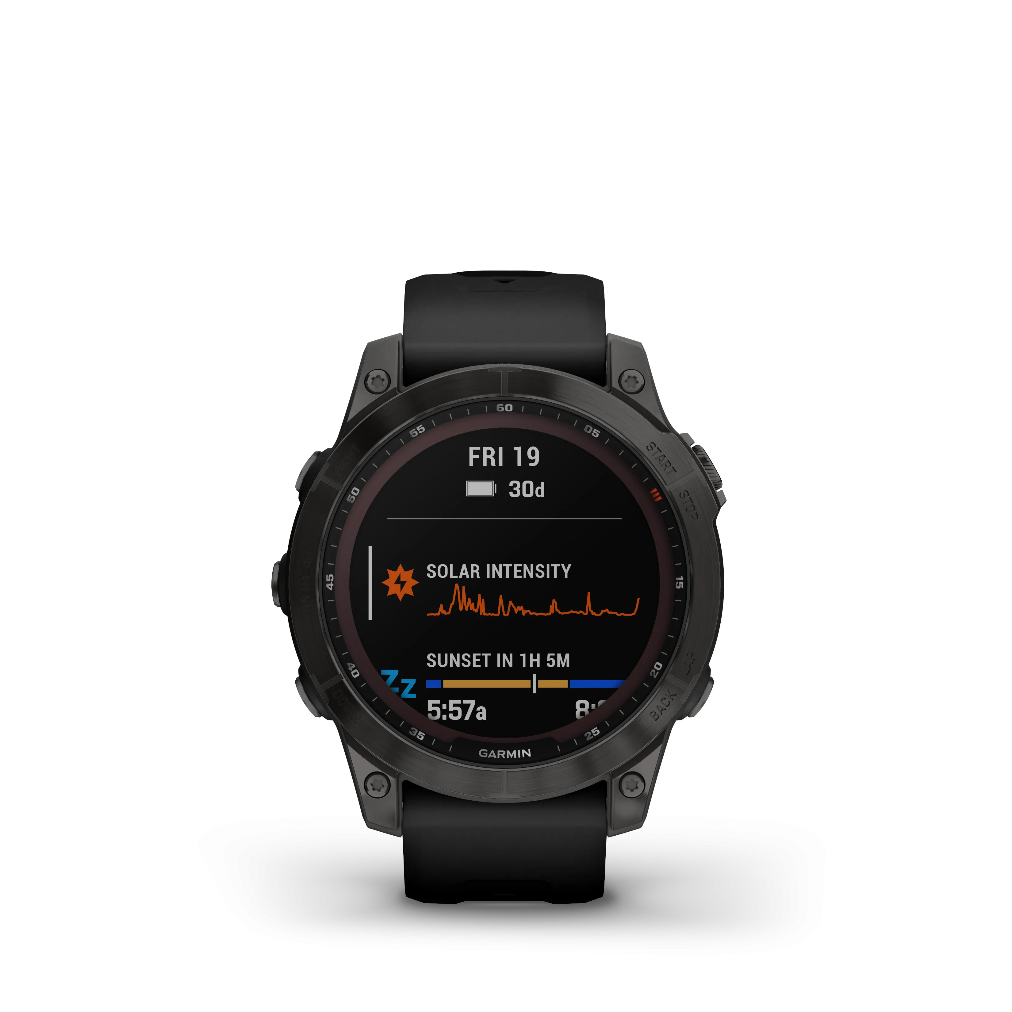Fenix 7 Solar Smart Watch - Grey/Black - 010-02540-21