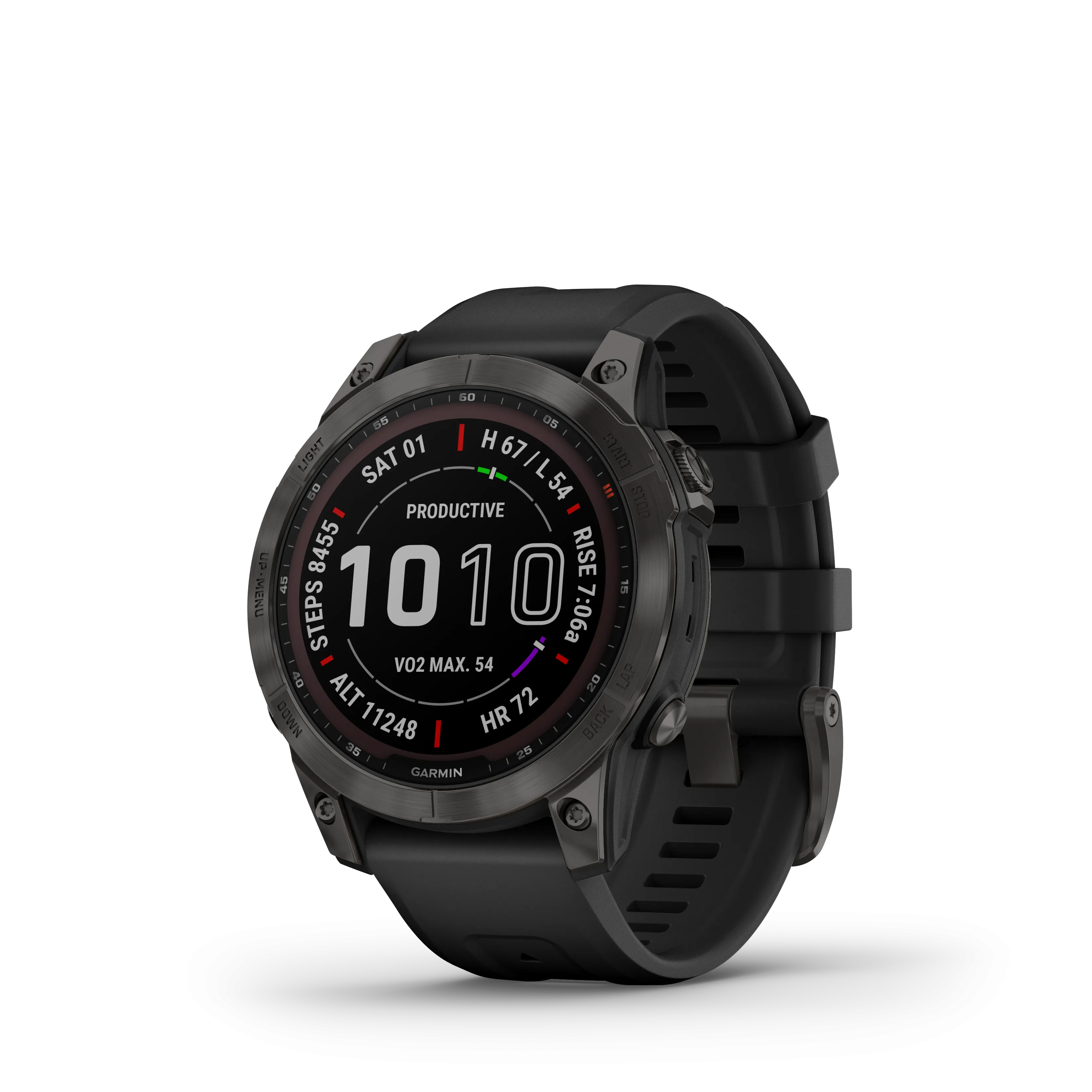 Fenix 7 Solar Smart Watch - Grey/Black - 010-02540-21