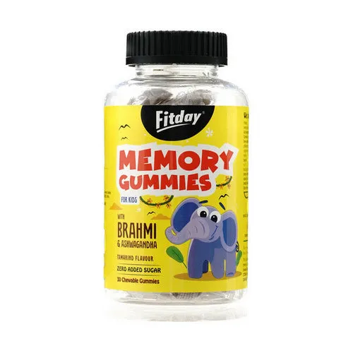 Fitday Memory Gummies Tamarind Flavour 30 Chewable Gummies By Fitday