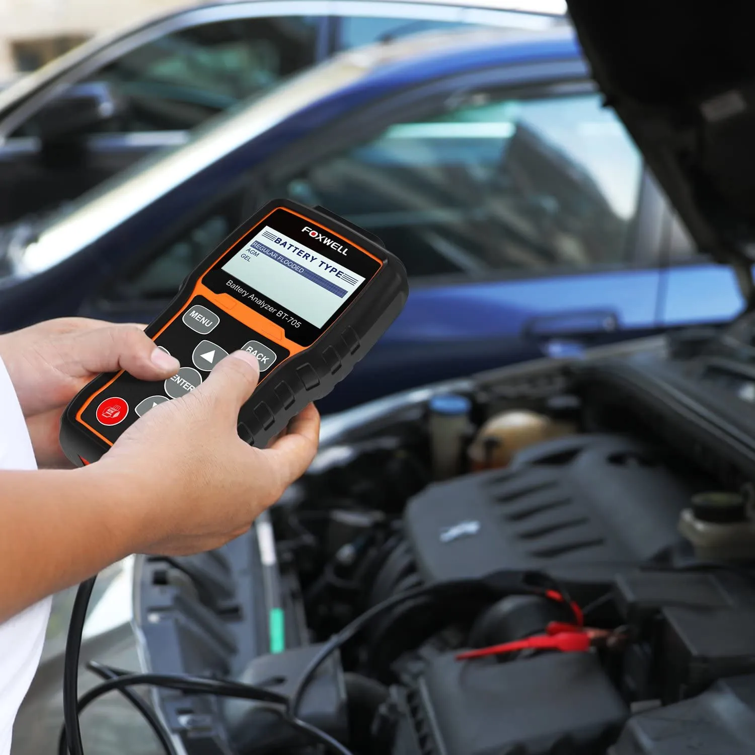 Foxwell BT705 Automotive 100-2000 CCA Battery Analyser