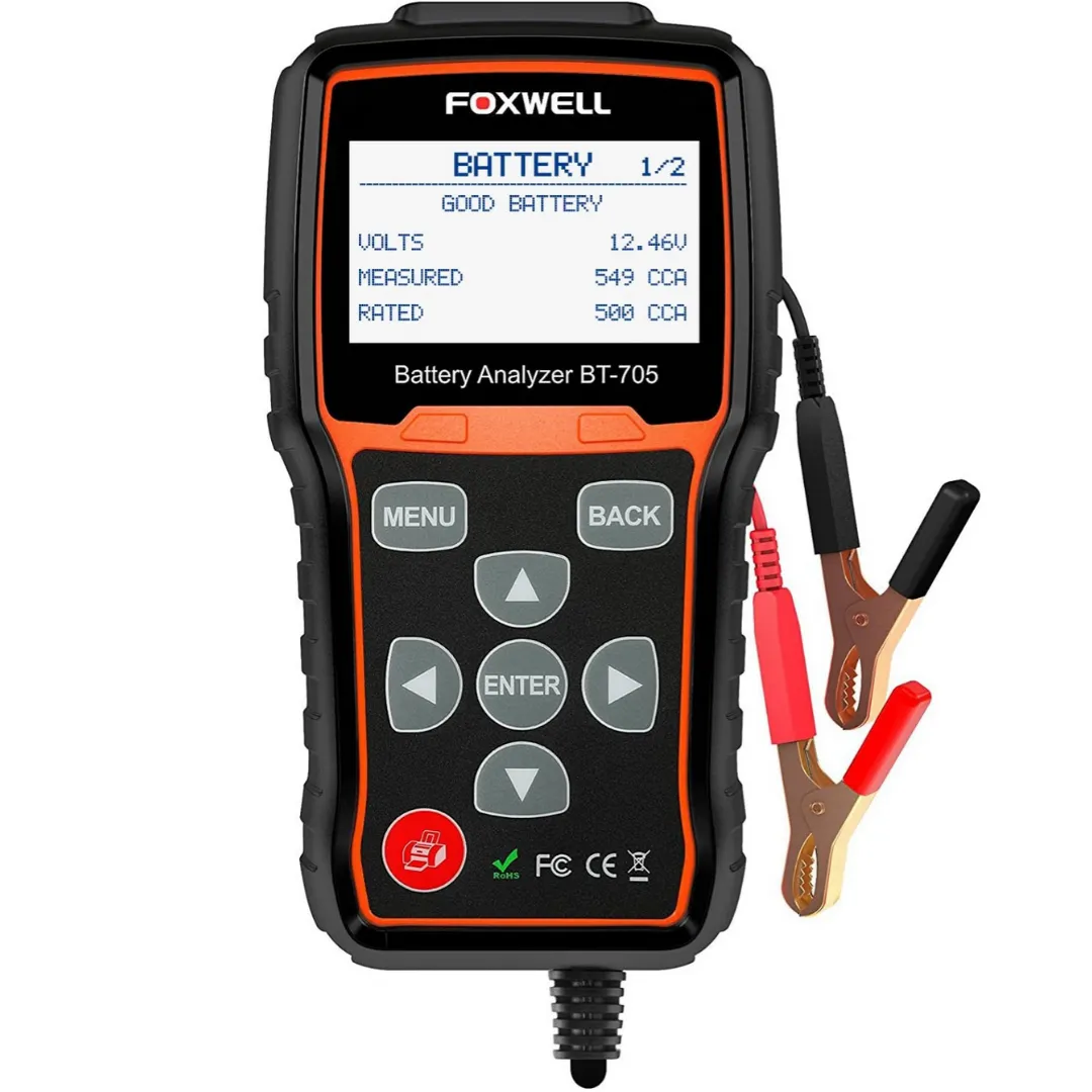 Foxwell BT705 Automotive 100-2000 CCA Battery Analyser