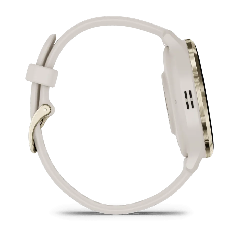 Garmin Venu® 3S, Soft Gold Stainless Steel Bezel with Ivory Case