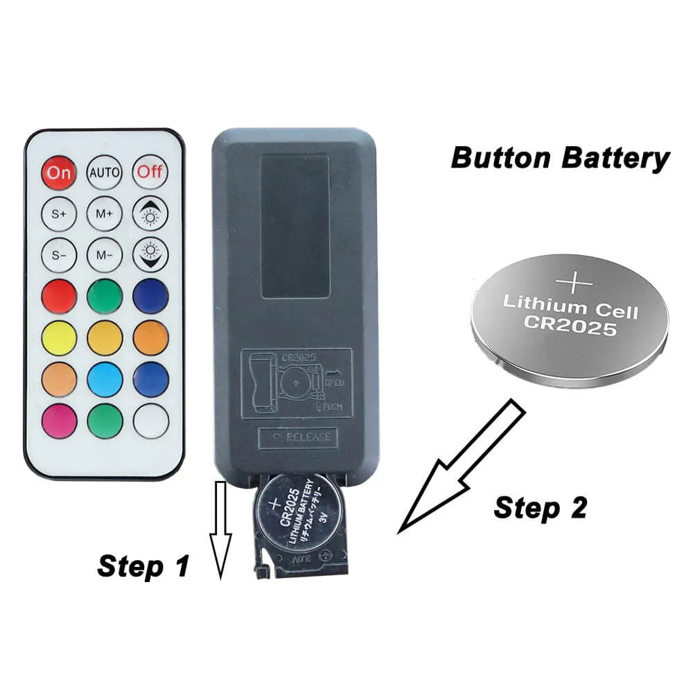 GO360BOOTH Button Battery For 360 Photo Booth RGB Light Remote Controller