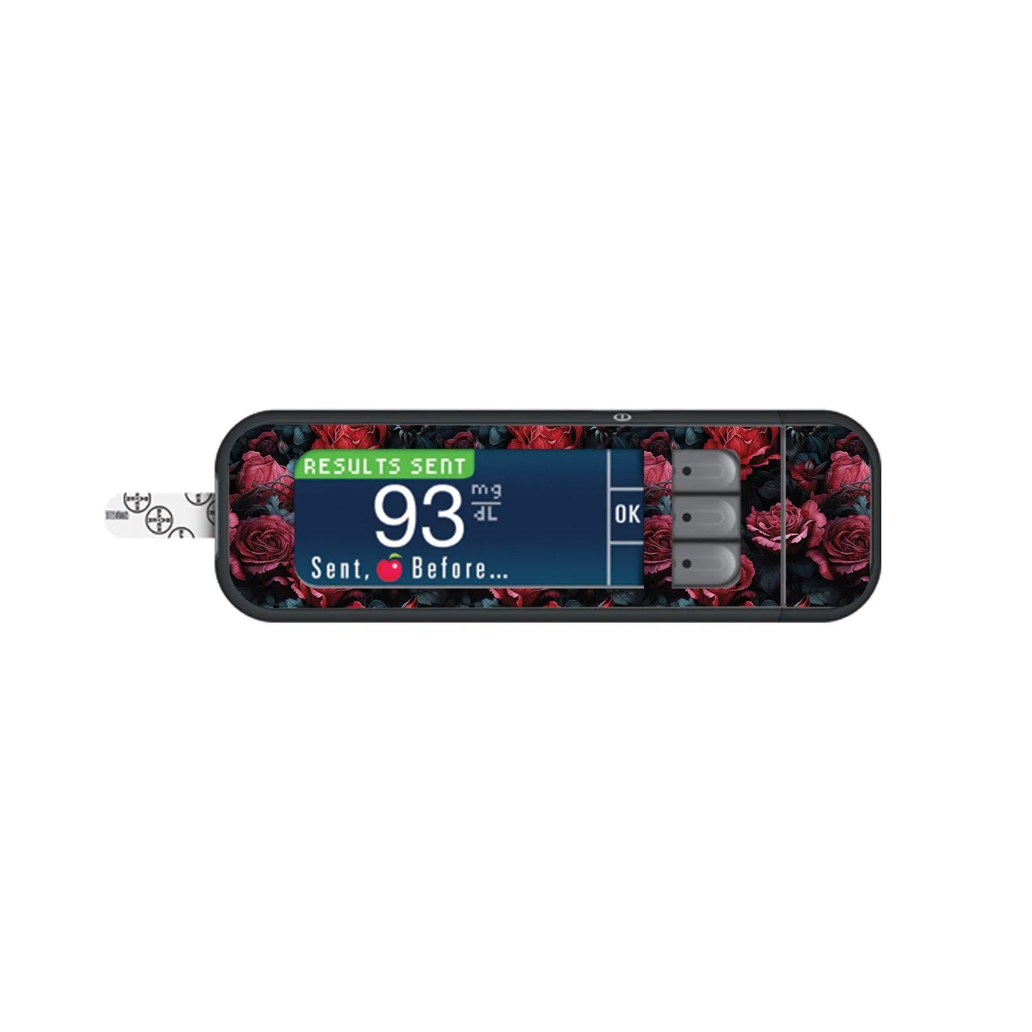 Gothic Roses for Bayer Contour Next Glucometer