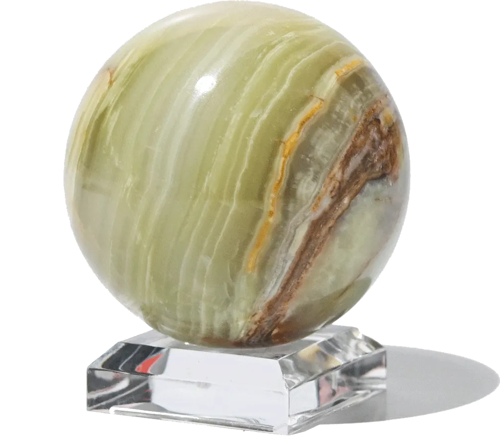 Green Onyx Sphere