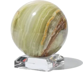 Green Onyx Sphere