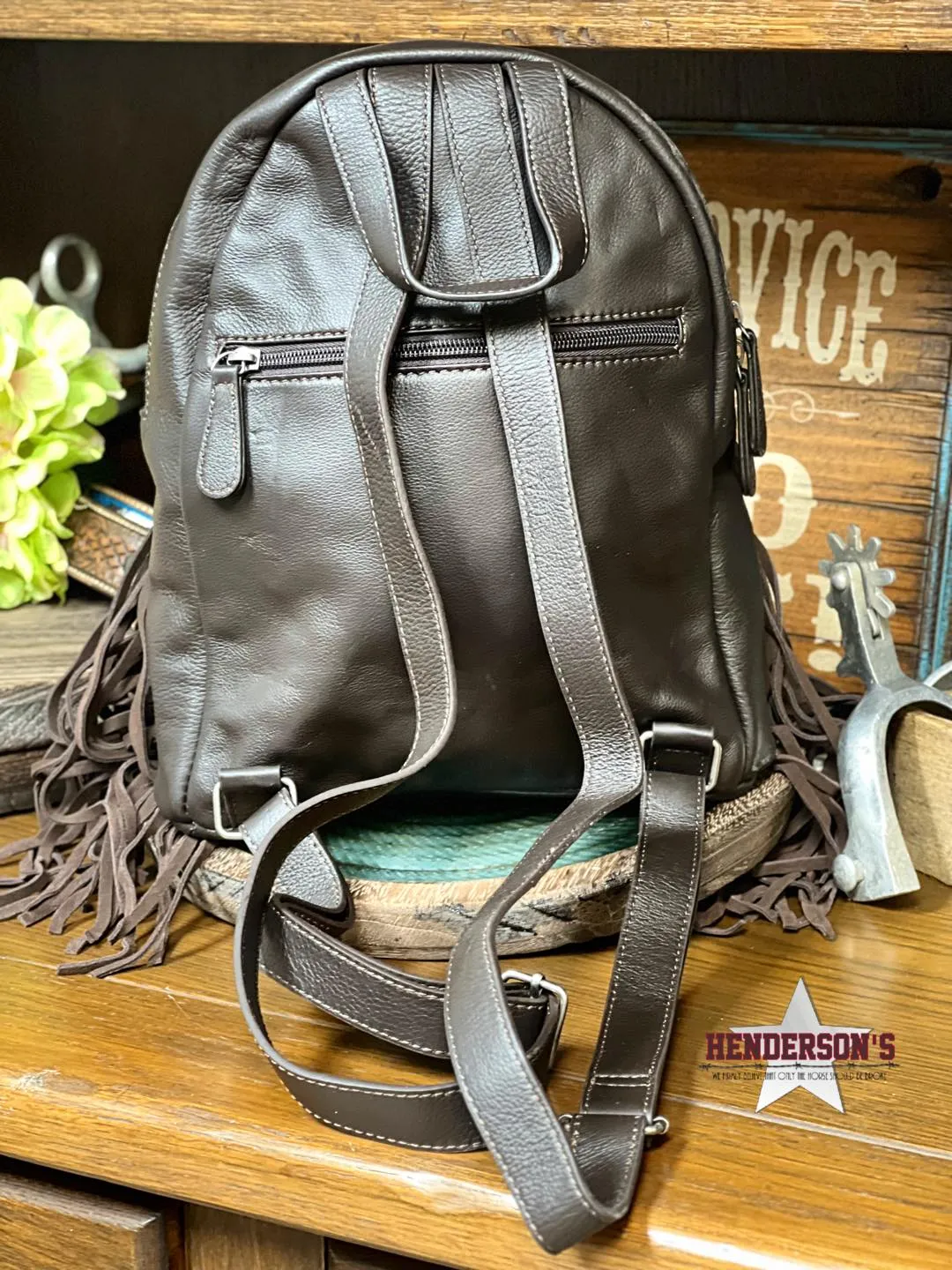 Hair-On Western Back Pack