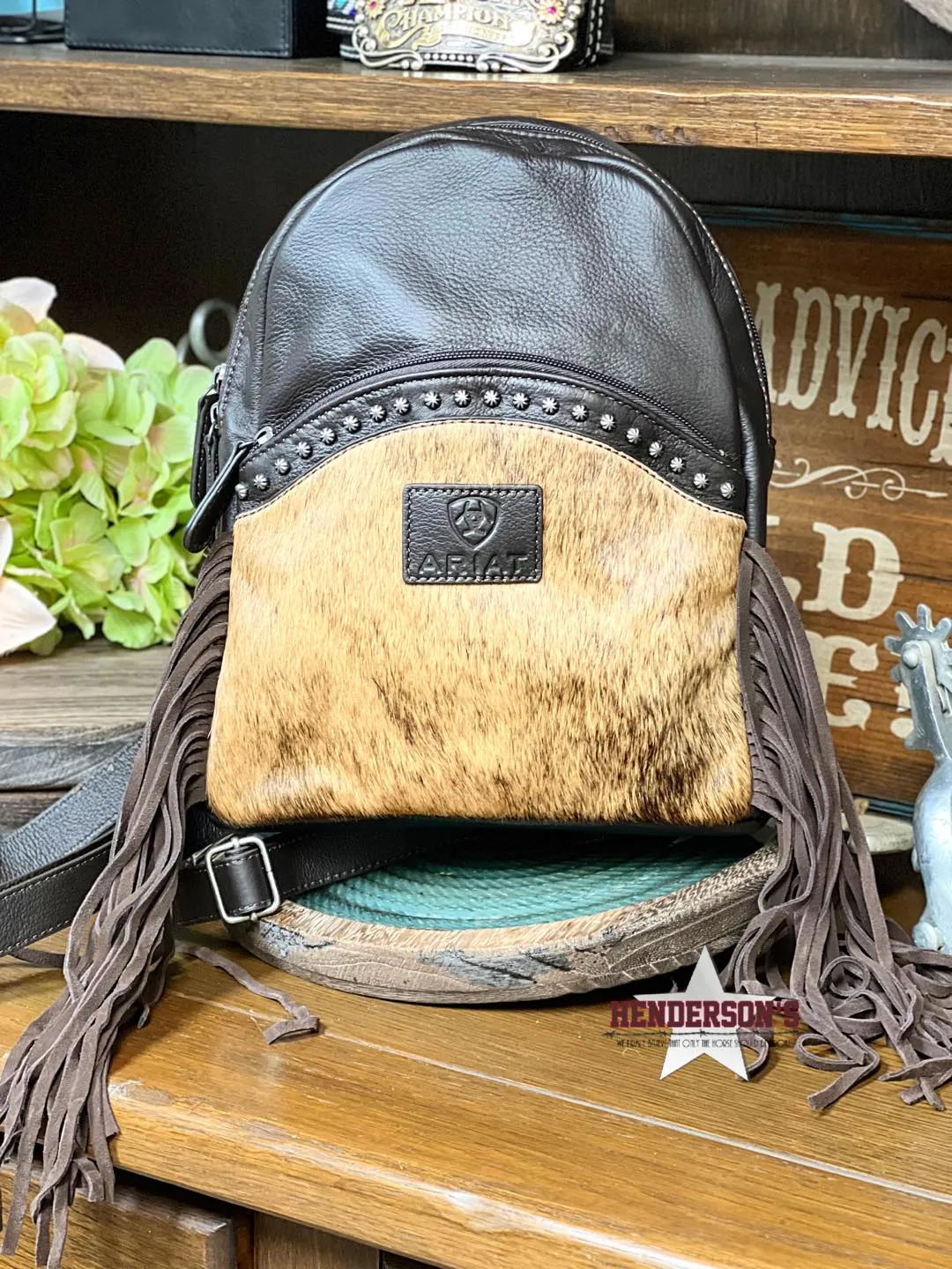 Hair-On Western Back Pack