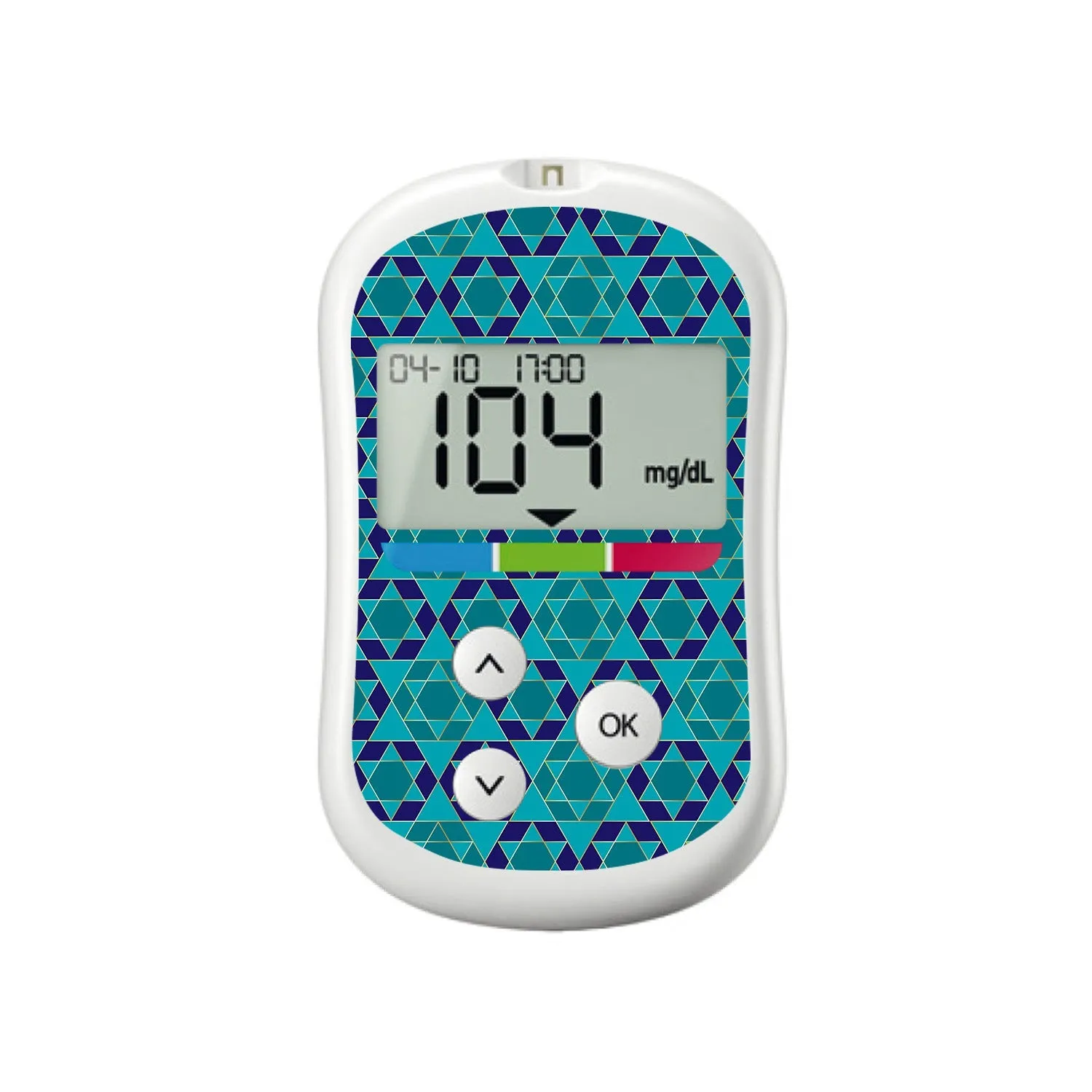 Holiday Stars for OneTouch Verio Flex Glucometer