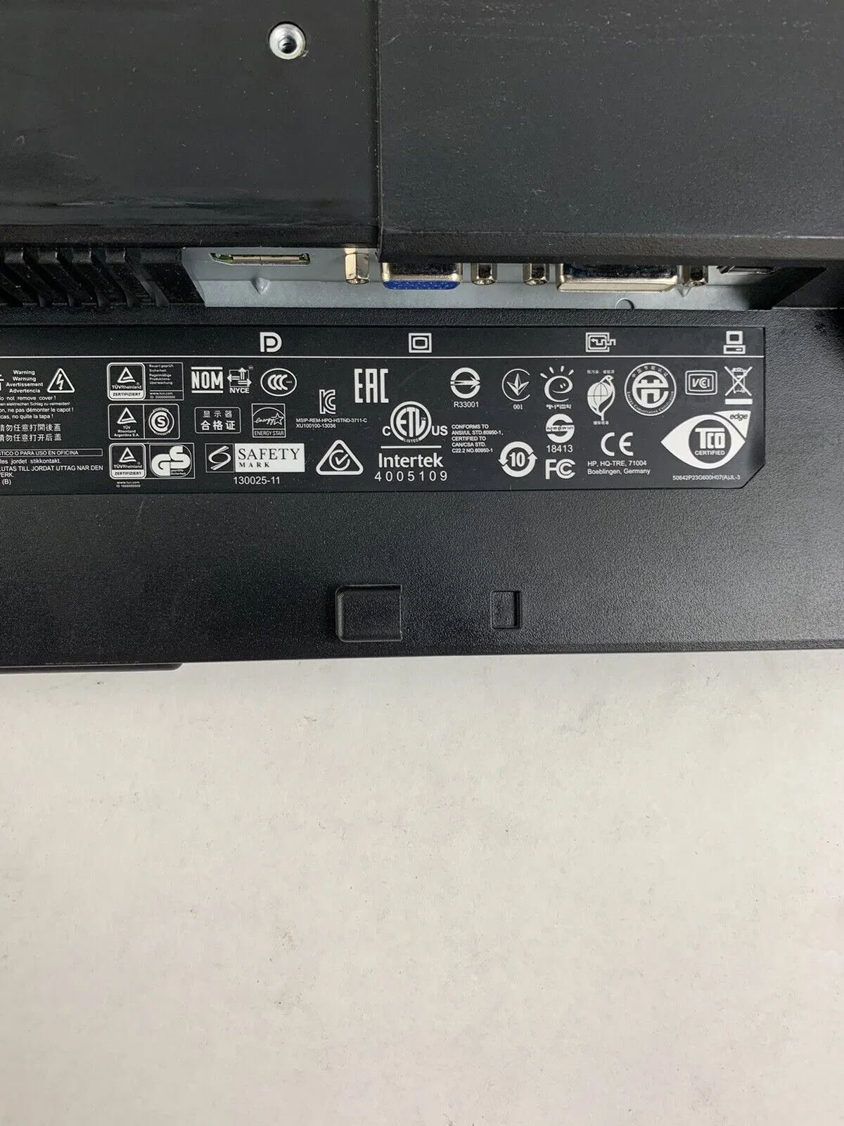 HP E231i 23" Monitor DP VGA Grade B No Stand Included