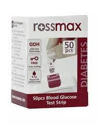 HS200 Blood Sugar Test Strips For Diabetes Management, Pack of 50's