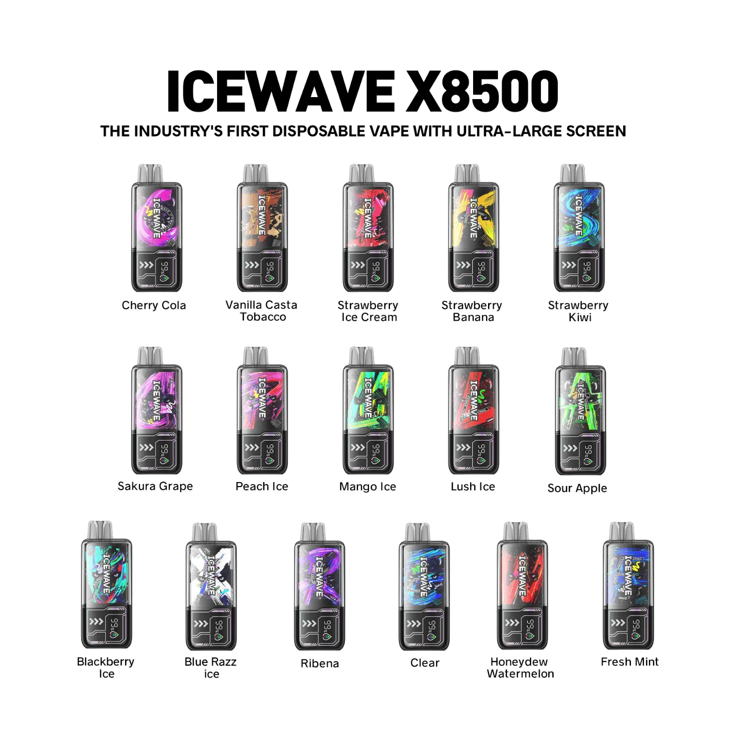 ICEWAVE X8500 Disposables 18mL (10/Pack)