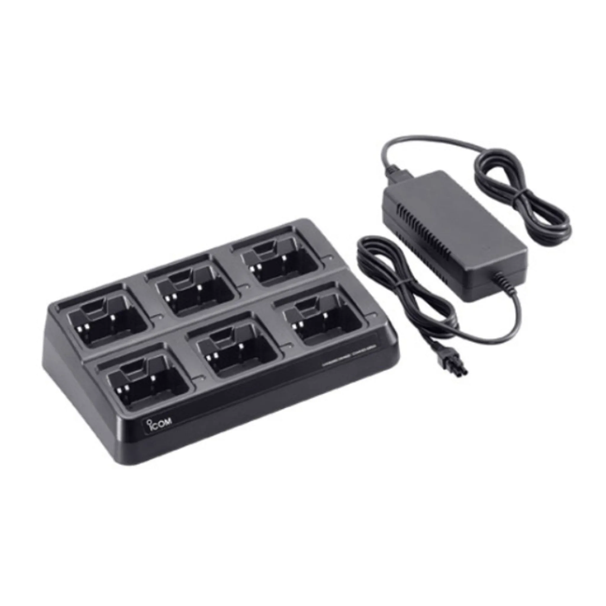 Icom BC197 6-Unit Rapid Multi-Charger for Portable Radios