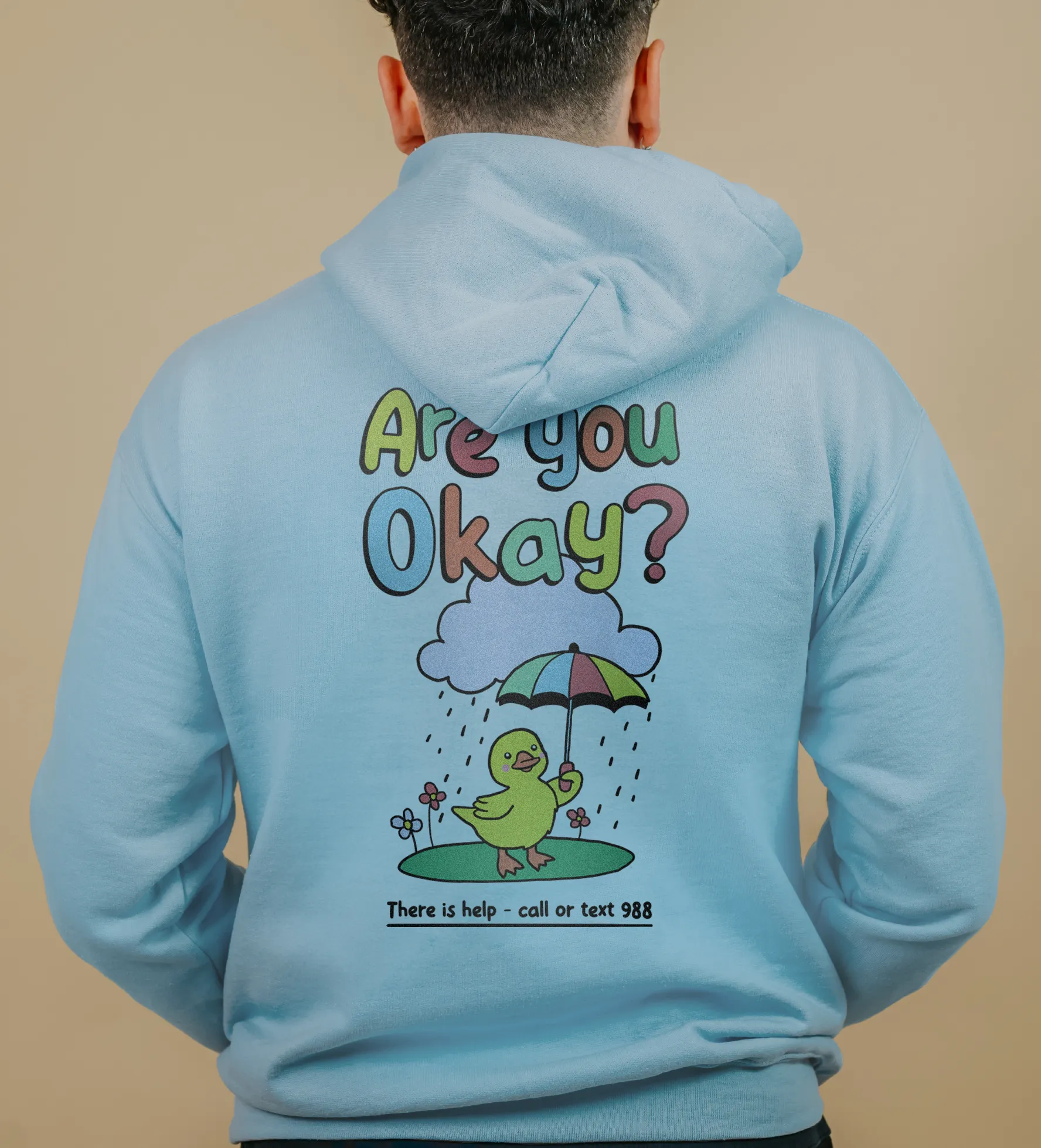 It's OK To Not Be OK; Are You Okay? (Duck) - Hoodie
